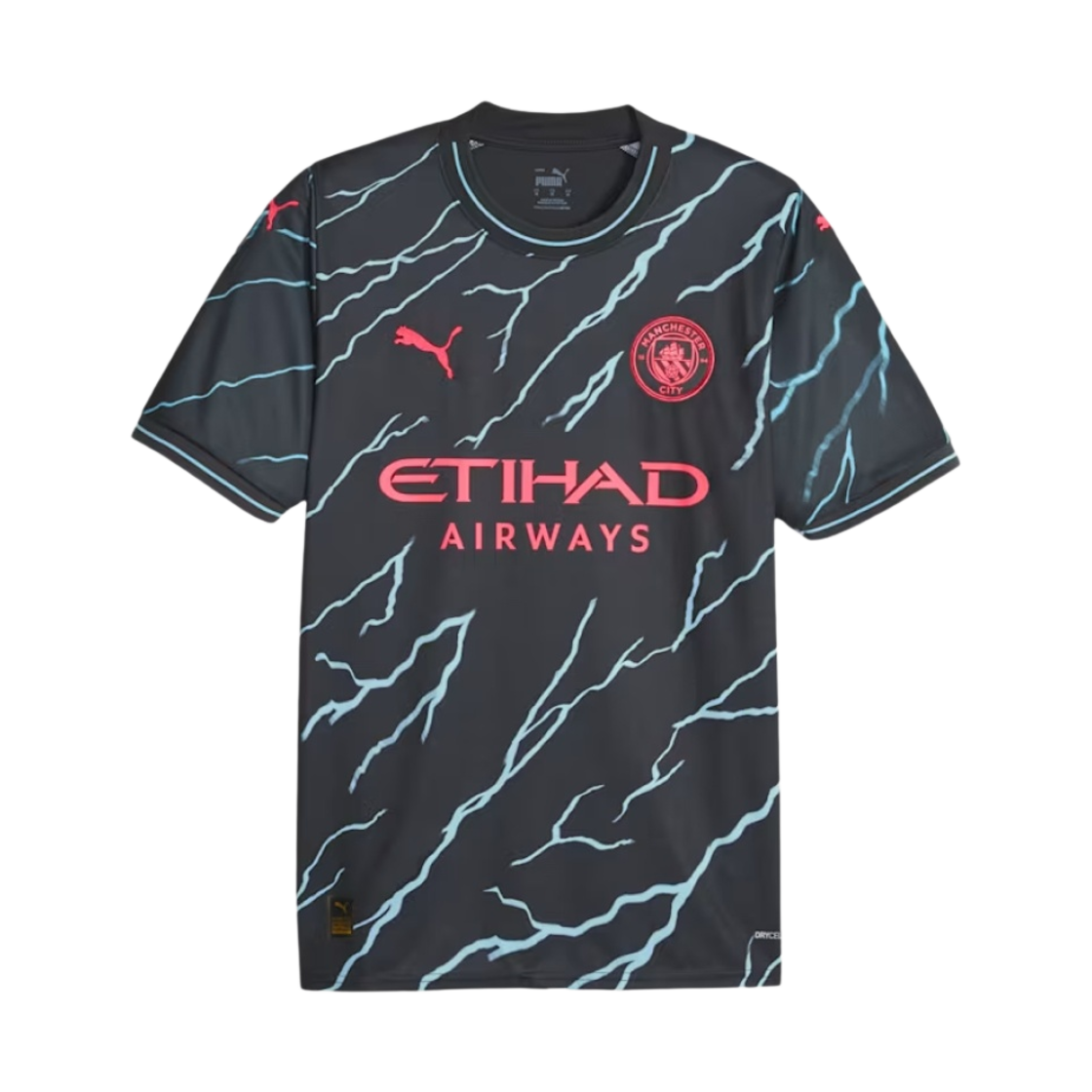 푸마 맨체스터 시티 2023/24 3rd 저지 레플리카 다크 네이비 히어로 블루 (논 마킹 버전)(Puma Manchester City 2023/24 3rd Jersey Replica Dark Navy Hero Blue (Non Marking Ver.))