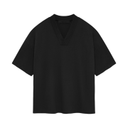 Essentials V-Neck T-Shirt Jet Black - 24SS