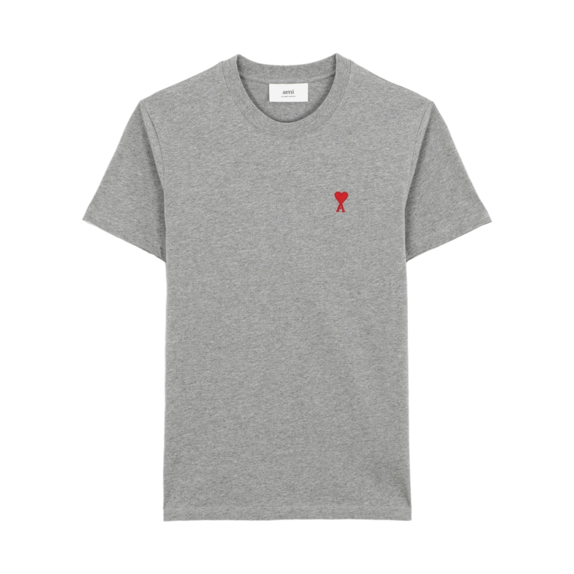 E21HJ108-723-055 AMI de Coeur T-Shirt Heather Grey Gris Chine - 21SS