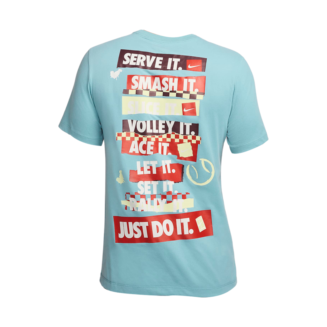 나이키 코트 드라이핏 테니스 티셔츠 데님 터콰이즈 - 아시아(Nike Court Dri-Fit Tennis T-Shirt Denim Turquoise - Asia) - 2