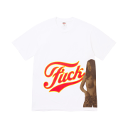 Supreme x Hysteric Glamour Fuck T-Shirt White - 24FW