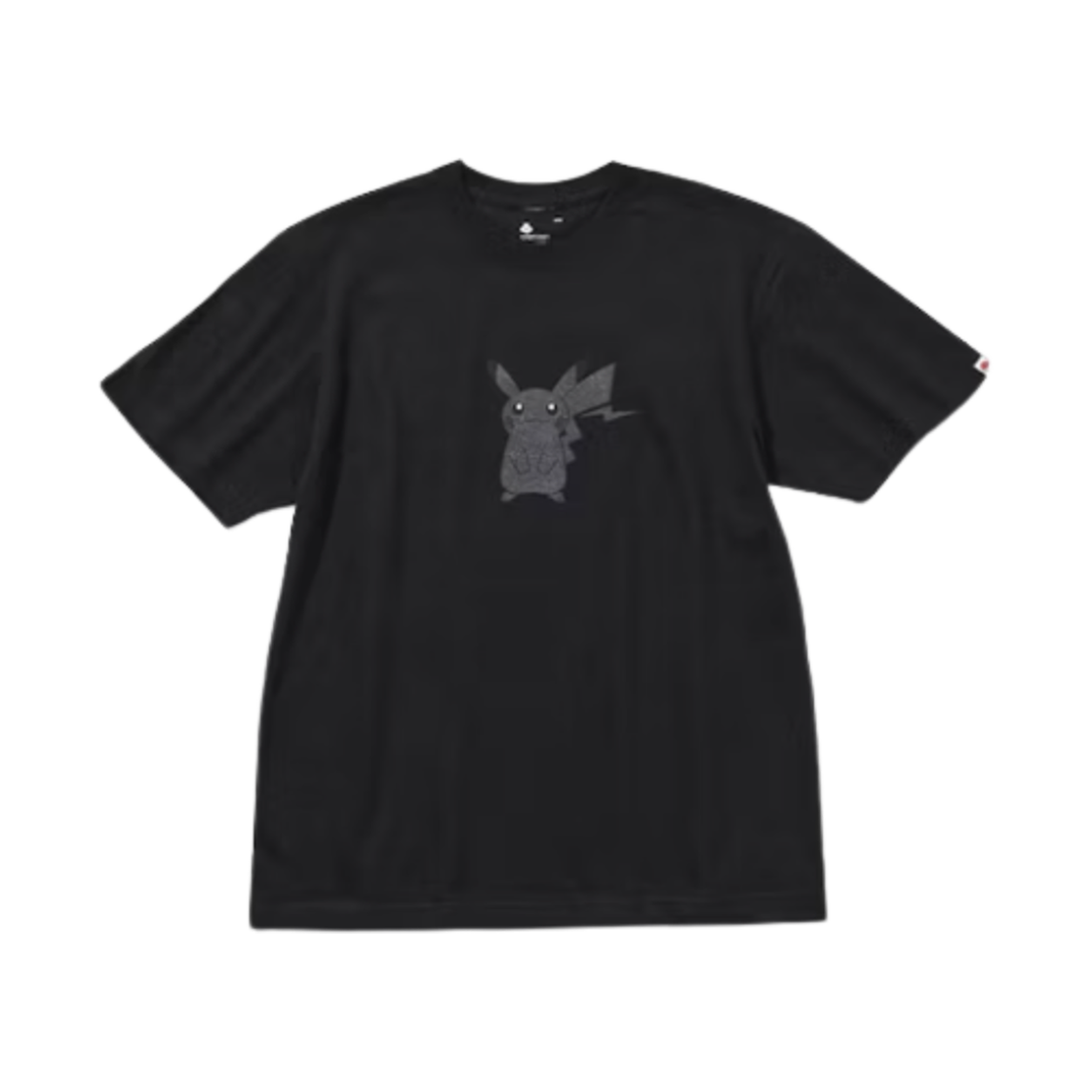프라그먼트 x 포켓몬 INN 썬더볼트 프로젝트 025 티셔츠 피카츄 블랙(Fragment x Pokemon INN Thunderbolt Project 025 T-Shirt Pikachu Black)