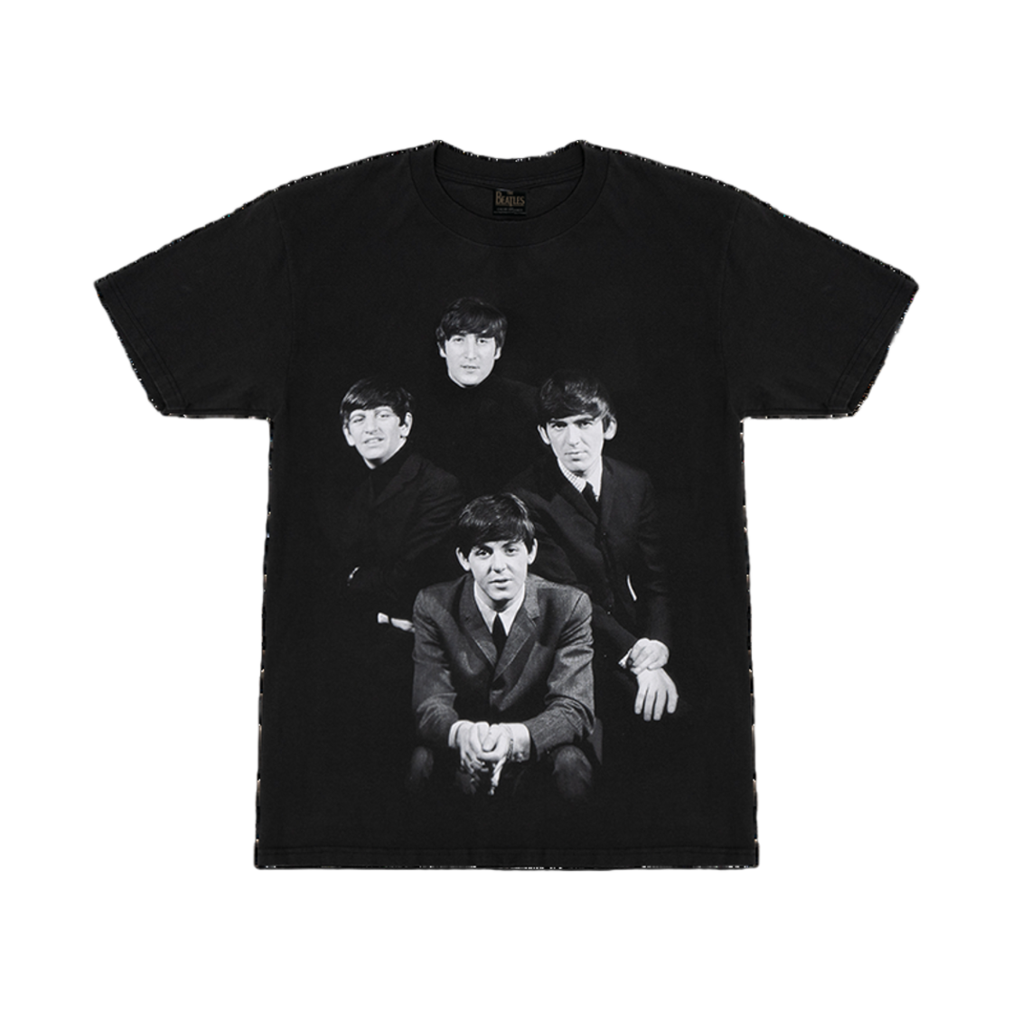 온라인 세라믹스 더 비틀즈 포트레이트 티셔츠 블랙(Online Ceramics The Beatles Portrait T-Shirt Black)