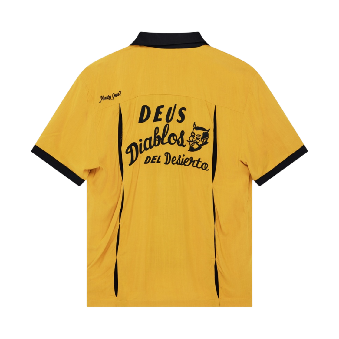 - Deus Ex Machina Diablo Bowling Shirt Yellow