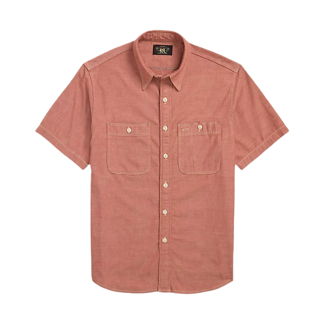 더블알엘 셀비지 디테일 샴브레이 워크 셔츠 레드(Double RL Selvedge Detail Chambray Work Shirt Red)