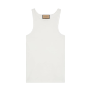 Gucci Technical Jersey Tank Top White