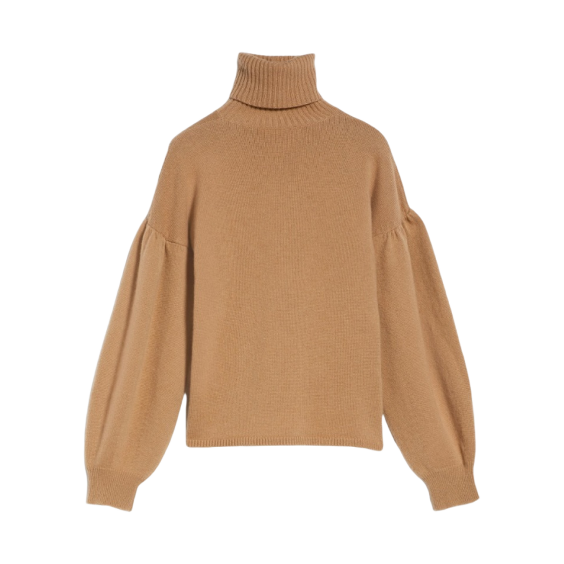 MALDIVE-003 (W) Max Mara Maldive Wide Sleeved Wool and Cashmere Jumper Camel