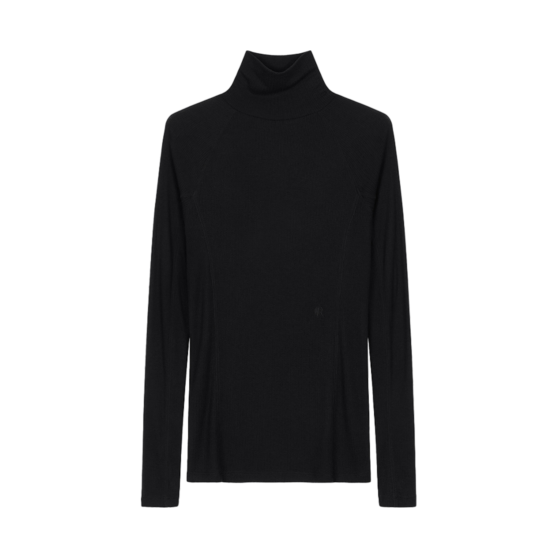 CMSFCTMW01ENAA Current Lace Half High Neck Long Sleeve Black