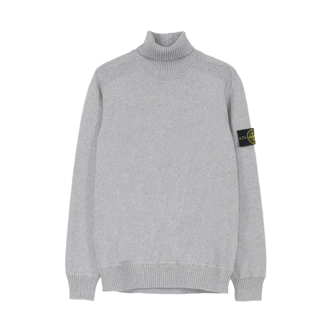 스톤 아일랜드 542A2 코튼 터틀넥 니트 그레이 - 21FW(Stone Island 542A2 Cotton Turtleneck Knit Gray - 21FW) - 1