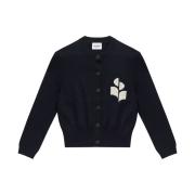 (W) Isabel Marant Newton Cotton Cardigan Midnight