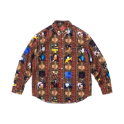 Supreme Mark Leckey Hardcore Printed Corduroy Shirt Multicolor - 23FW