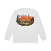 Palace Chapping Long Sleeve White - 21FW