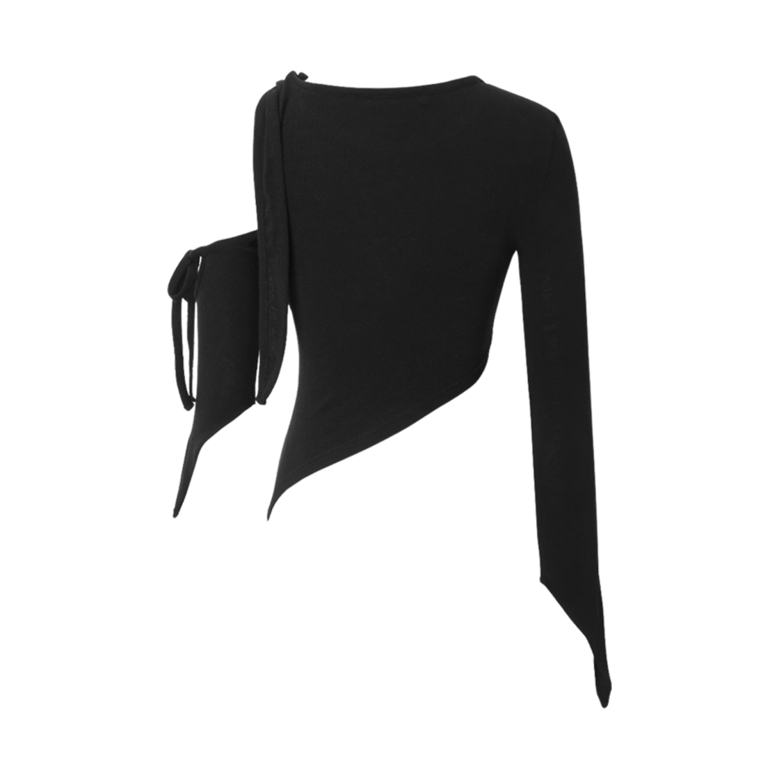 (W) 쓰리타임즈 라나 탑 블랙((W) Threetimes Lana Top Black) - 2