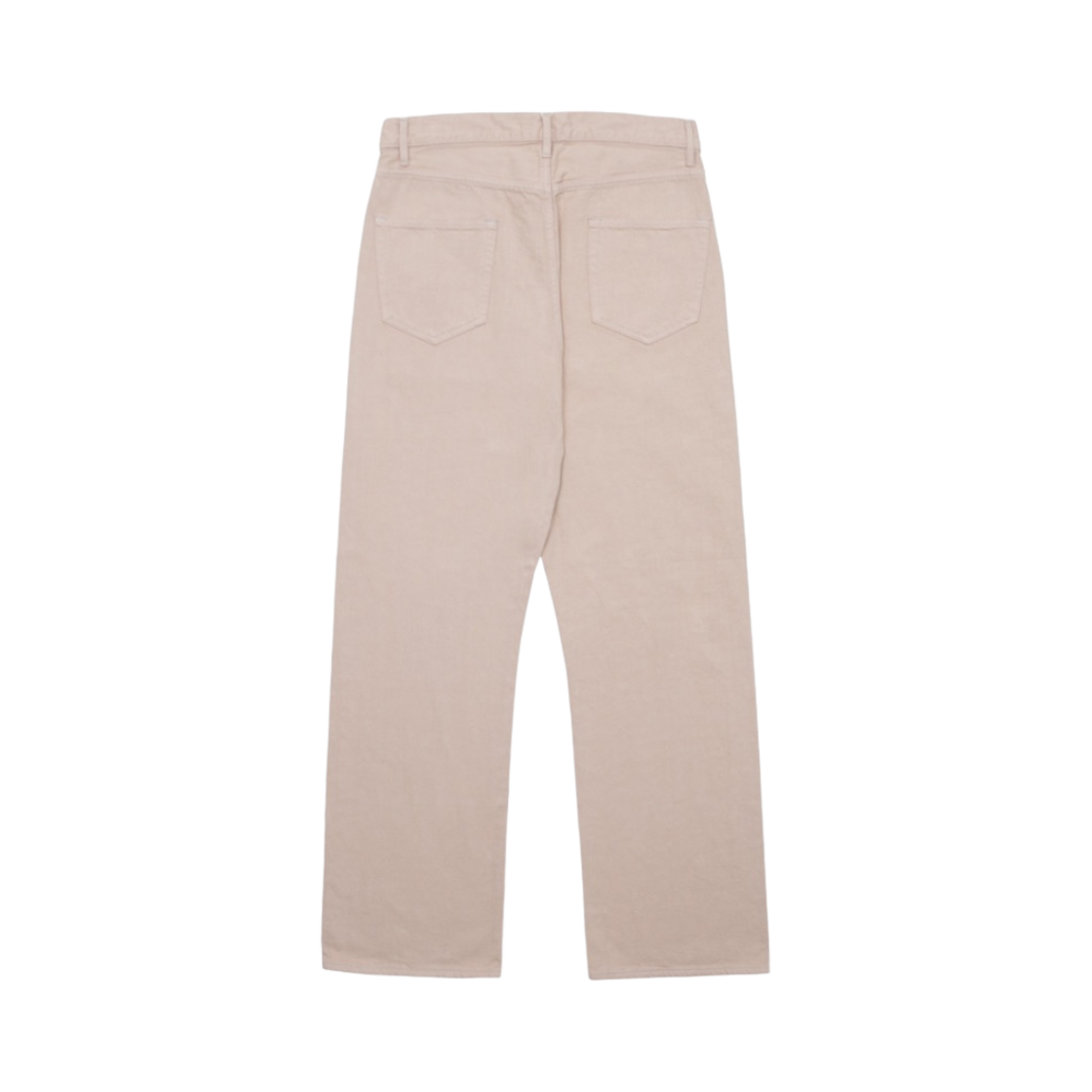 A22AP02BD Auralee Botanical Dyed Selvedge Denim Pants Natural Pink - 22AW - #2