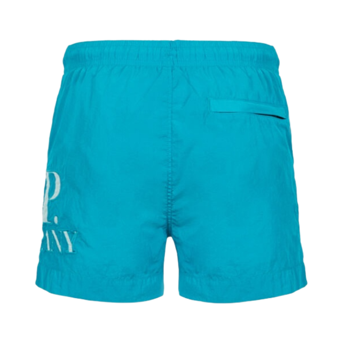 (키즈) C.P. Company U16 크롬-R 로고 스윔 쇼츠 타일 블루 - 23SS((Kids) C.P. Company U16 Chrome-R Logo Swim Shorts Tile Blue - 23SS) - 2