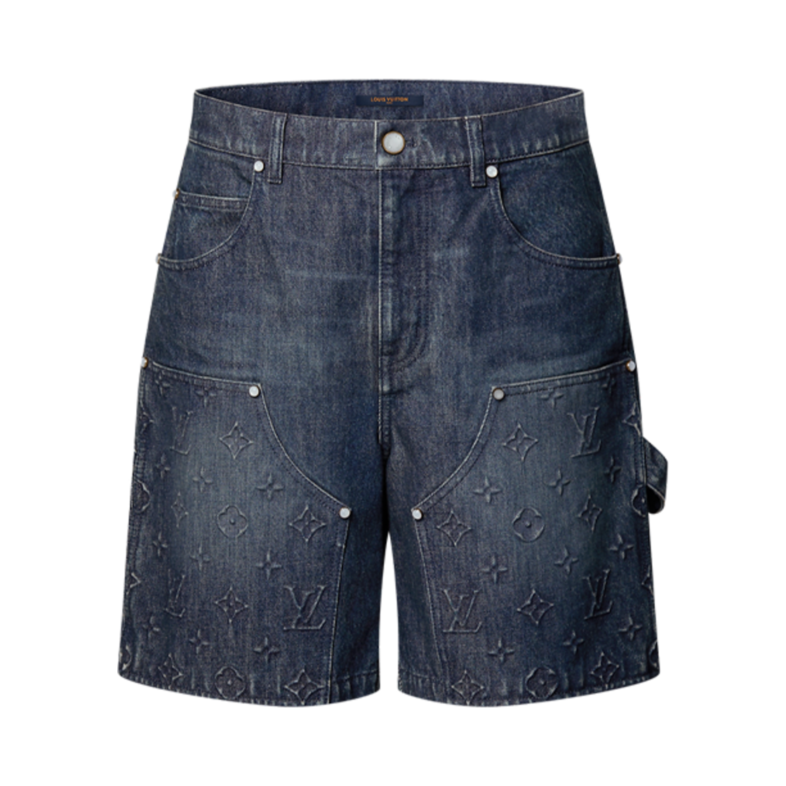 - Louis Vuitton Denim Workwear Shorts Indigo