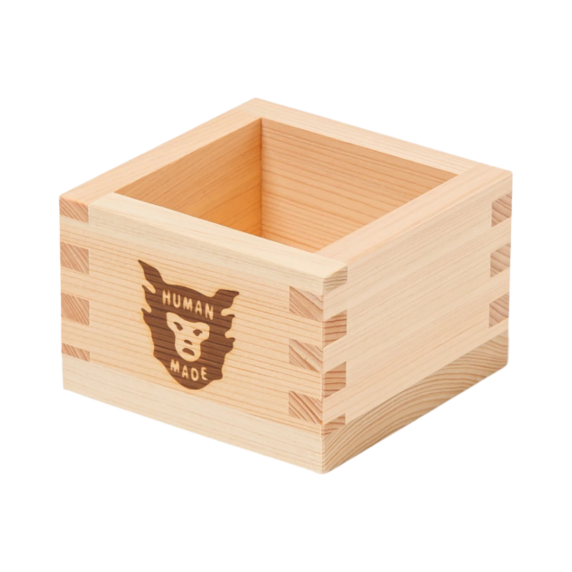 HM29GD093 Human Made Square Wooden Cup 180ml Beige