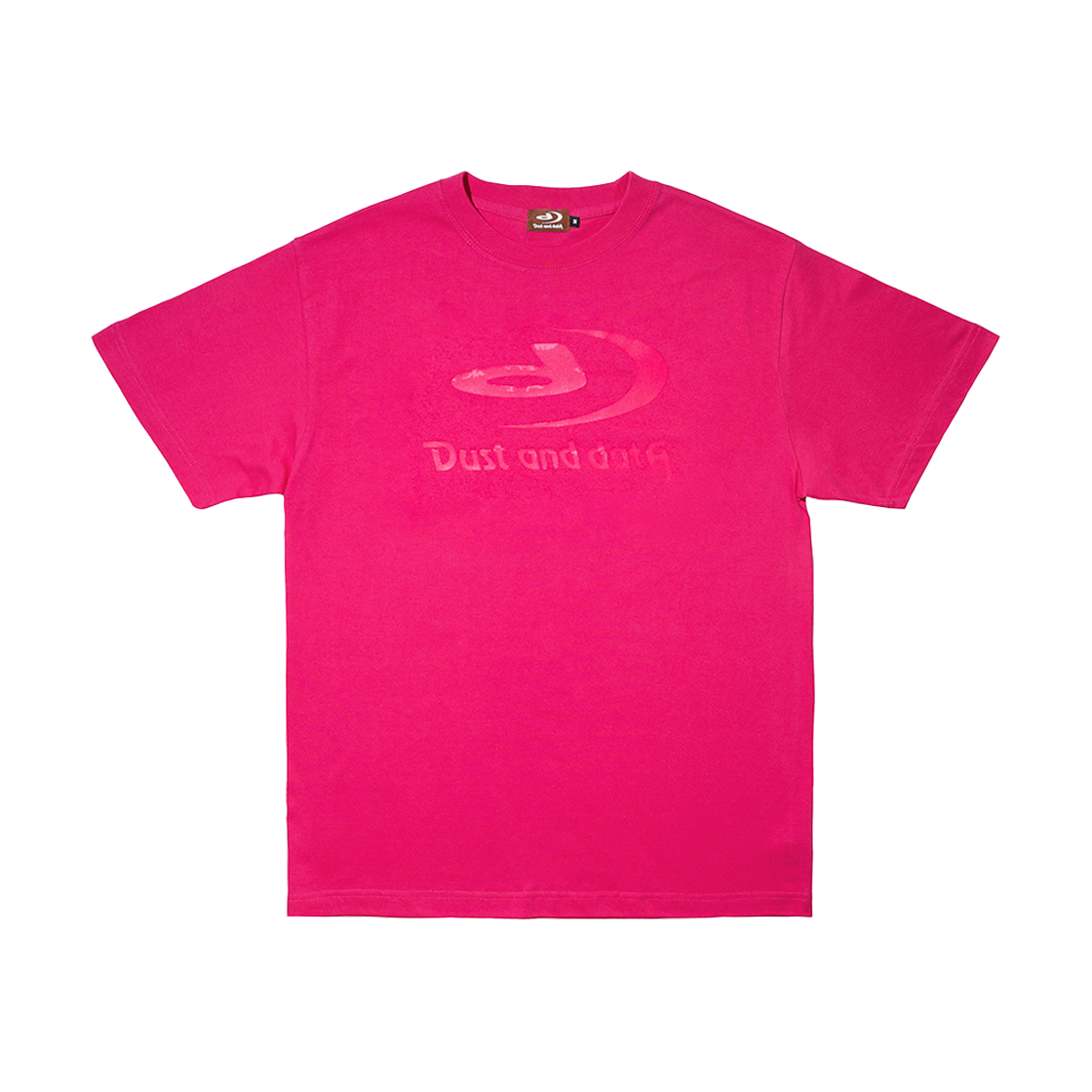 더스트앤데이터 클리어 코어 로고 티 핑크(Dust and Data Clear Core Logo Tee Pink)