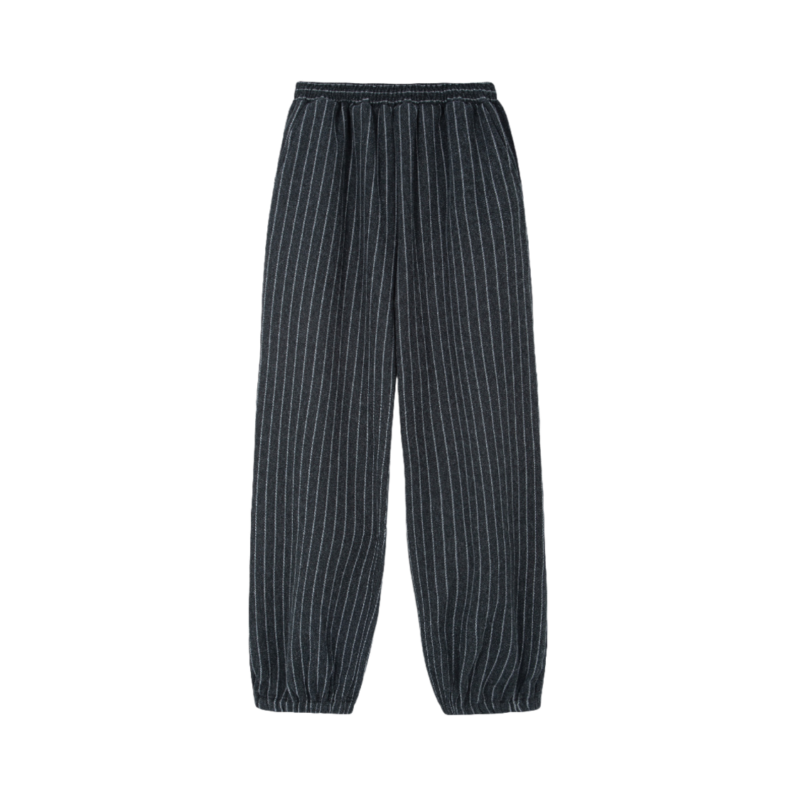 wpt001 Hono Report Easy Big Pants Black Stripe