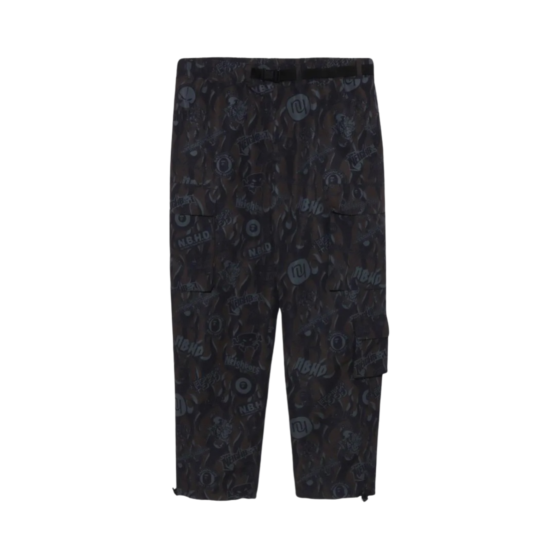 베이프 x 네이버후드 멀티 포켓 트랙 팬츠 블랙(BAPE x Neighborhood Multi Pocket Track Pants Black) - 1