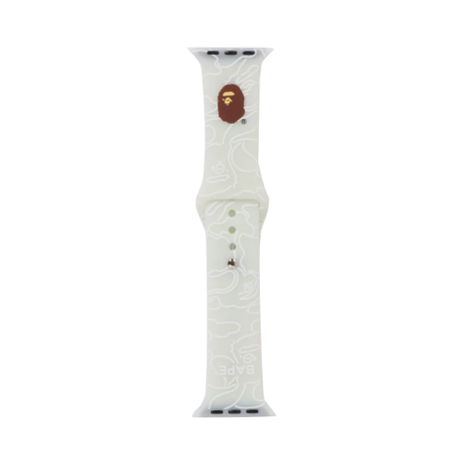 - BAPE Neon Camo Watch Band White
