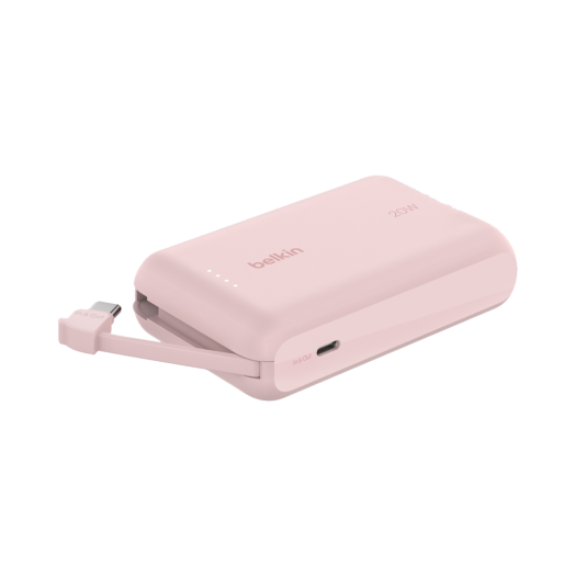 BPB021fqPK Belkin 10000mAh 20W Integrated Cable charge battery BPB021fq Pink