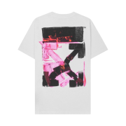 Off-White Acrylic Arrow Slim S/S T-Shirt White