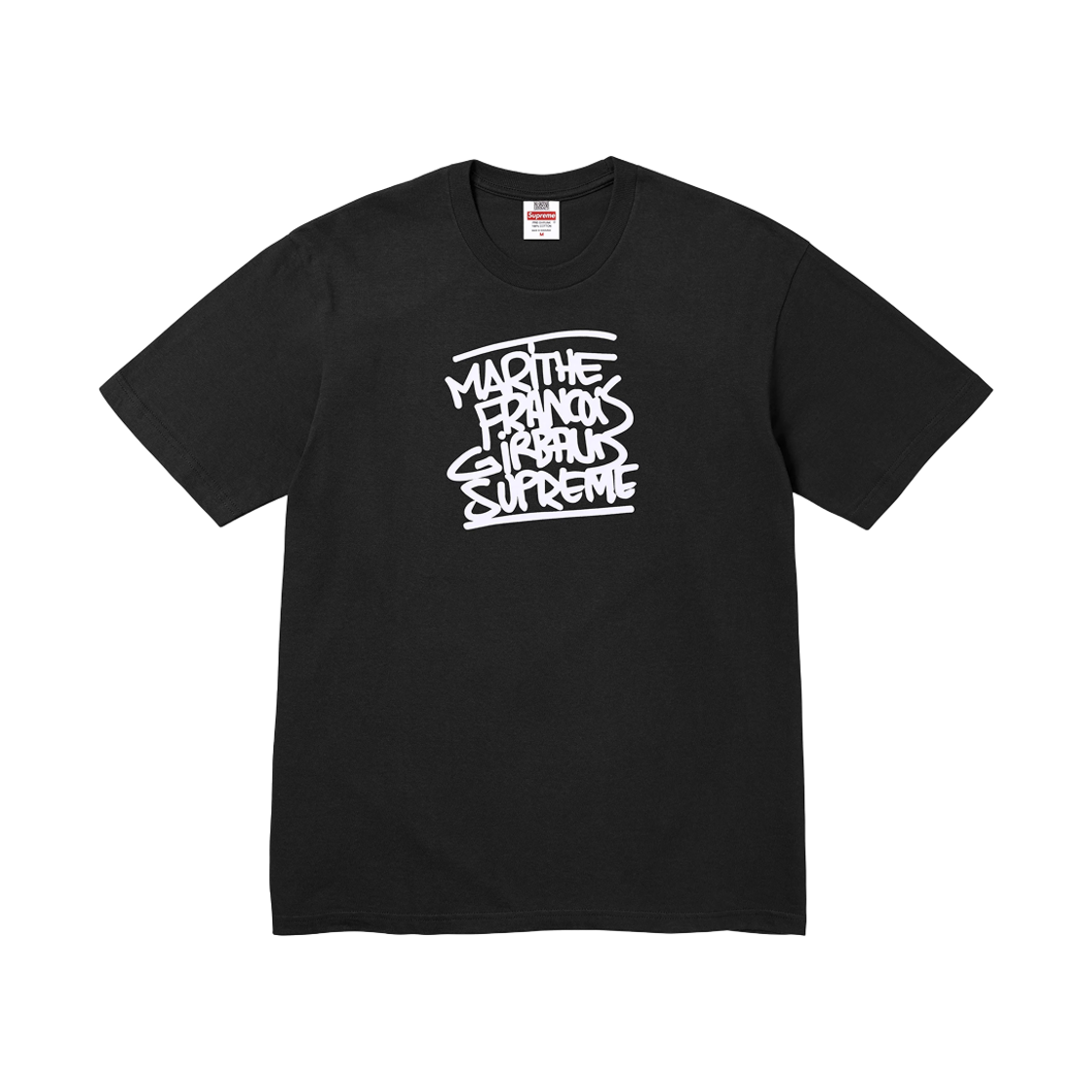 슈프림 x 마리떼 프랑소와 저버 티셔츠 블랙 - 25SS(Supreme x Marithe Francois Girbaud T-Shirt Black - 25SS)