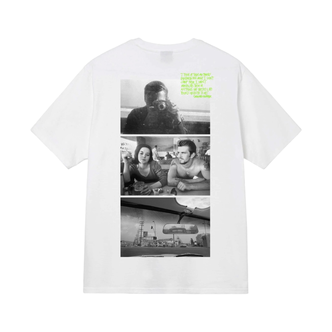 스투시 호퍼 티셔츠 화이트(Stussy Hopper T-Shirt White)