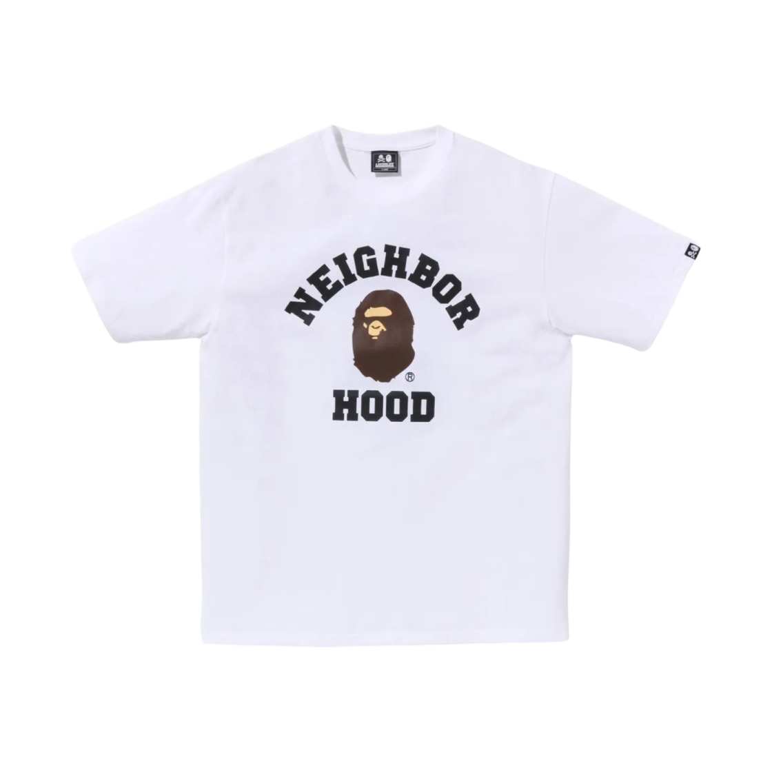베이프 x 네이버후드 티셔츠 화이트(BAPE x Neighborhood T-Shirt White)