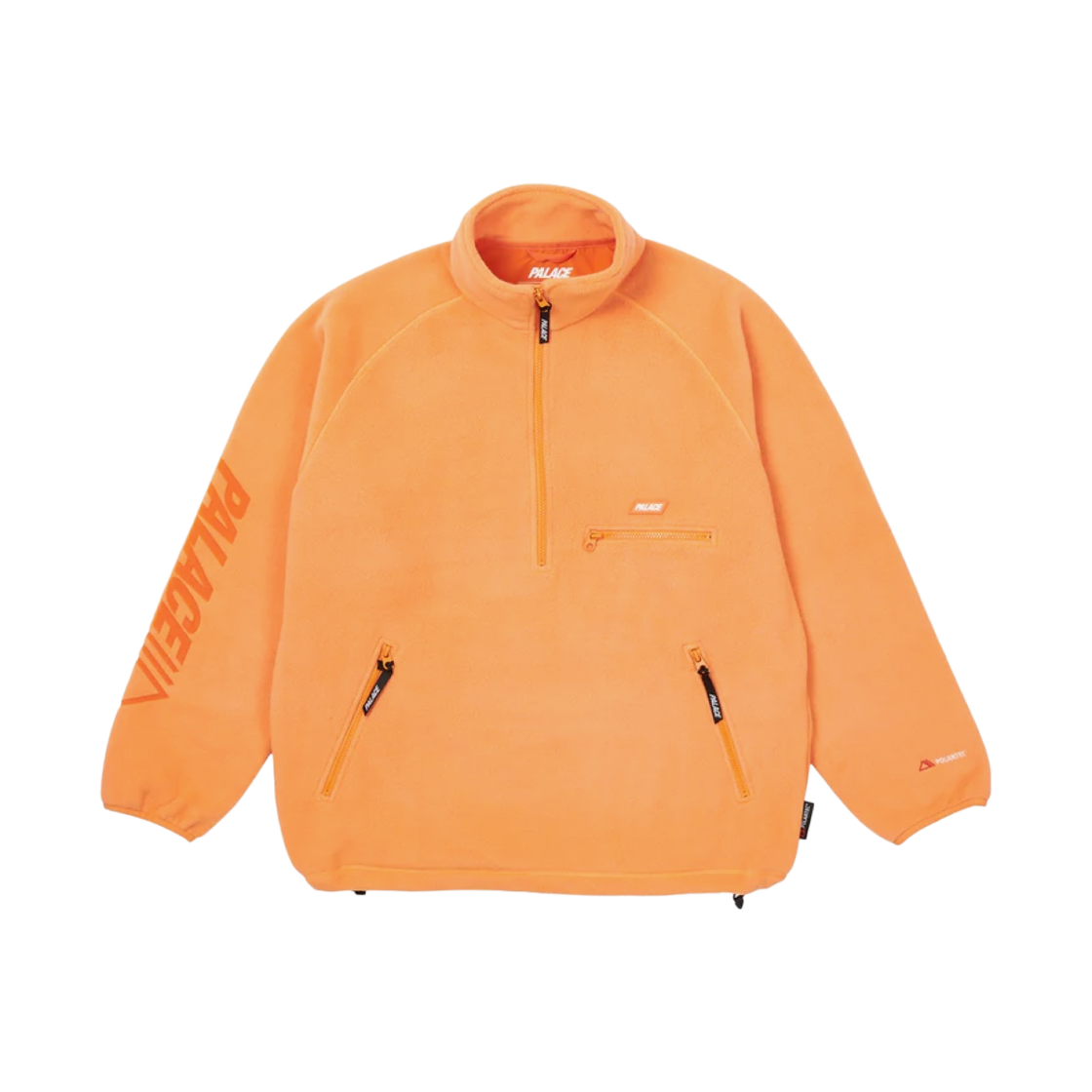 팔라스 폴라텍 레이저 아우터 1/2 집 오렌지 - 22FW(Palace Polartec Lazer Outer 1/2 Zip Orange - 22FW) - 1