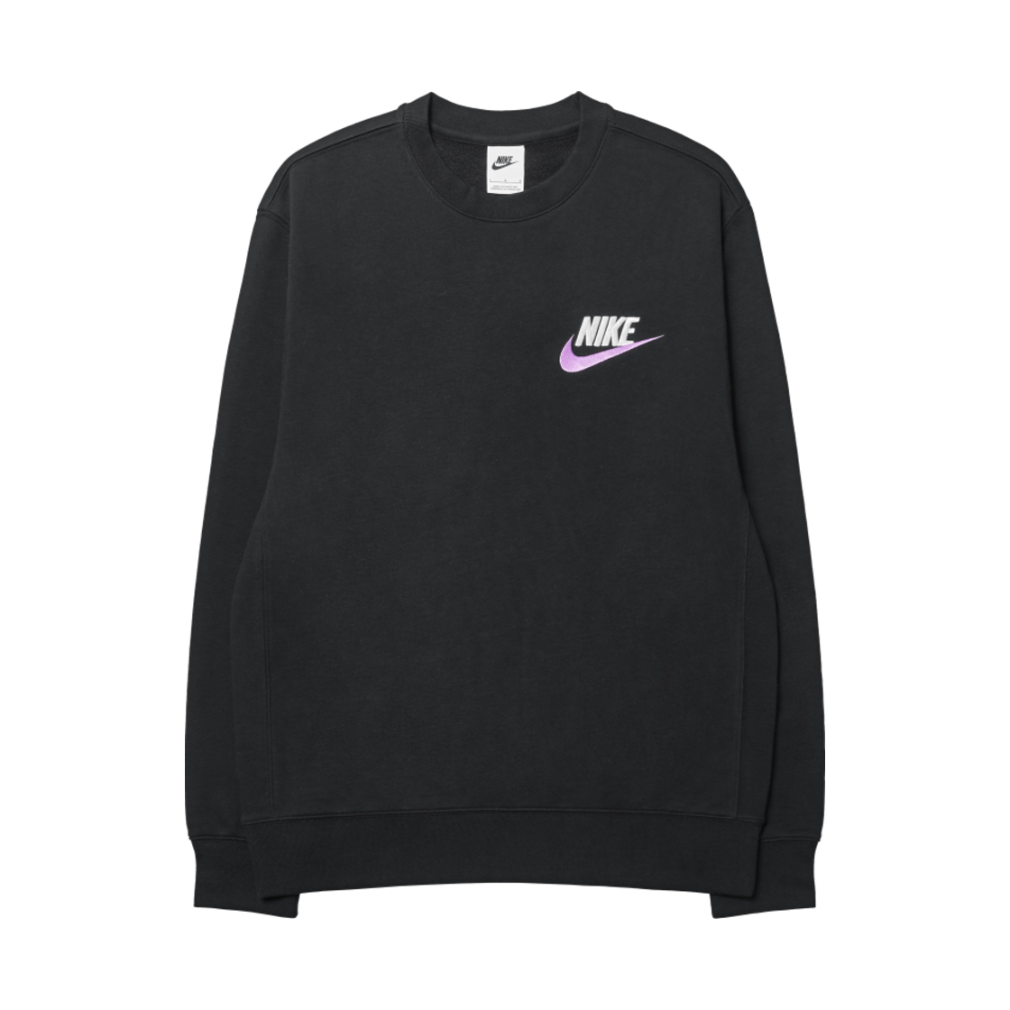 나이키 클럽 프렌치 테리 크루넥 블랙 - 아시아(Nike Club French Terry Crew Black - Asia) - 1