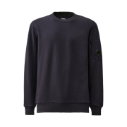 C.P. Company Diagonal Raised Fleece Sweatshirt Total Eclipse Blue - 24SS
