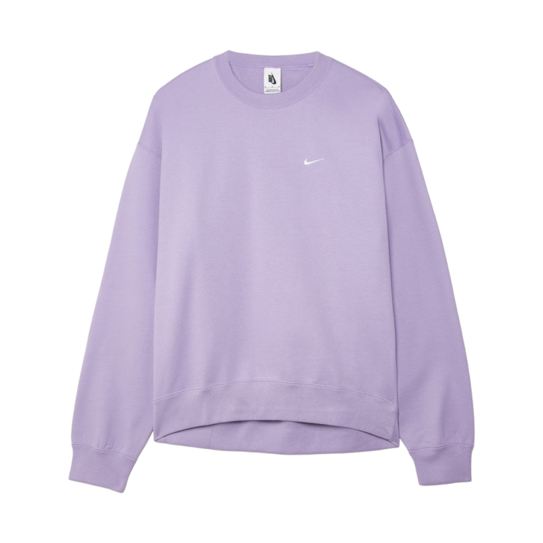 나이키 NRG 솔로 스우시 크루 플리스 어반 라일락 - 아시아