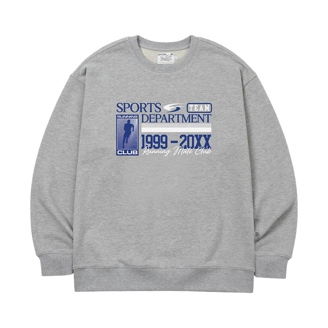 스포츠뎁트 스포츠 디파트먼트 맨투맨 멜란지 그레이(Sports Dept Sport Department Sweatshirt Melange Grey)