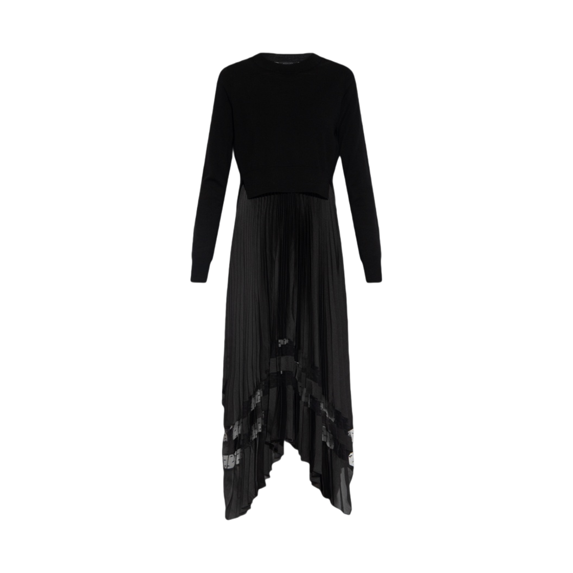 (W) 올 세인츠 나디아 투인원 플리티드 레이스 미디 드레스 블랙((W) All Saints Nadia 2-in-1 Pleated Lace Midi Dress Black)