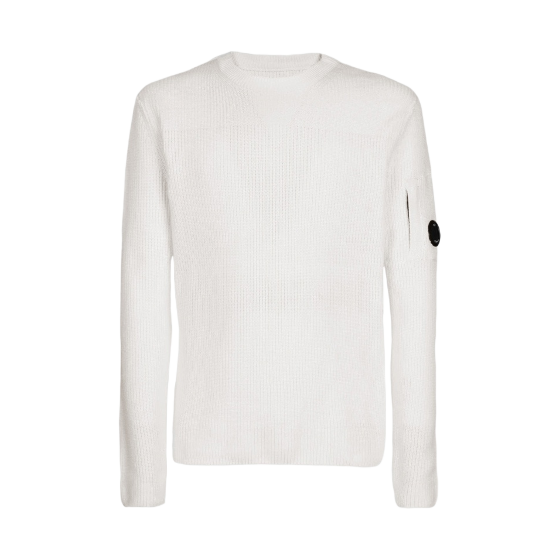 14CMKN238A004037A103 C.P. Company Sea Island Ribbed Knit Gauze White - 23SS