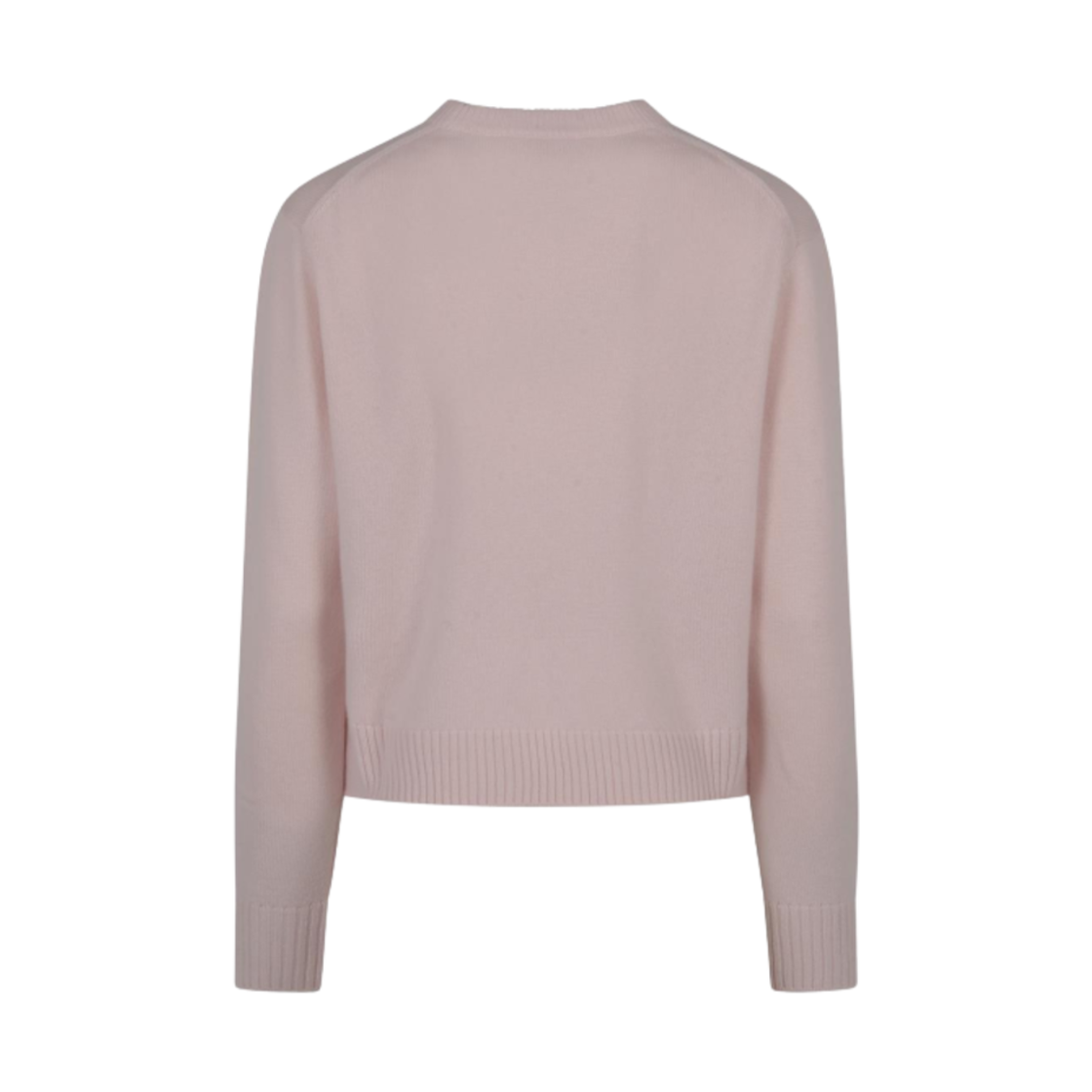 (W) 메종 키츠네 볼드 폭스 헤드 자수 크롭 점퍼 라이트 핑크((W) Maison Kitsune Bold Fox Head Embroidered Cropped Jumper Light Pink) - 2