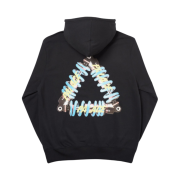Palace Tri-Pumping Hood Black - 20SS