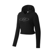 BORN TO WIN Sparkling B Slim Fit Hoodie Black
