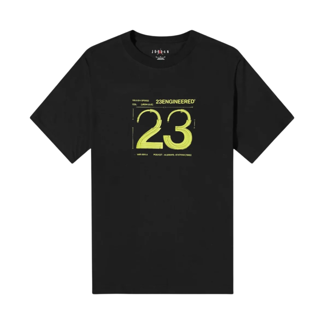 DH8912-010 Jordan 23 Engineered T-Shirt Black - US/EU - 대표 이미지 #1