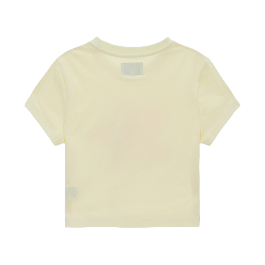 W) 마뗑킴 스타피쉬 그래픽 크롭 탑 라이트 옐로우 | Matin Kim