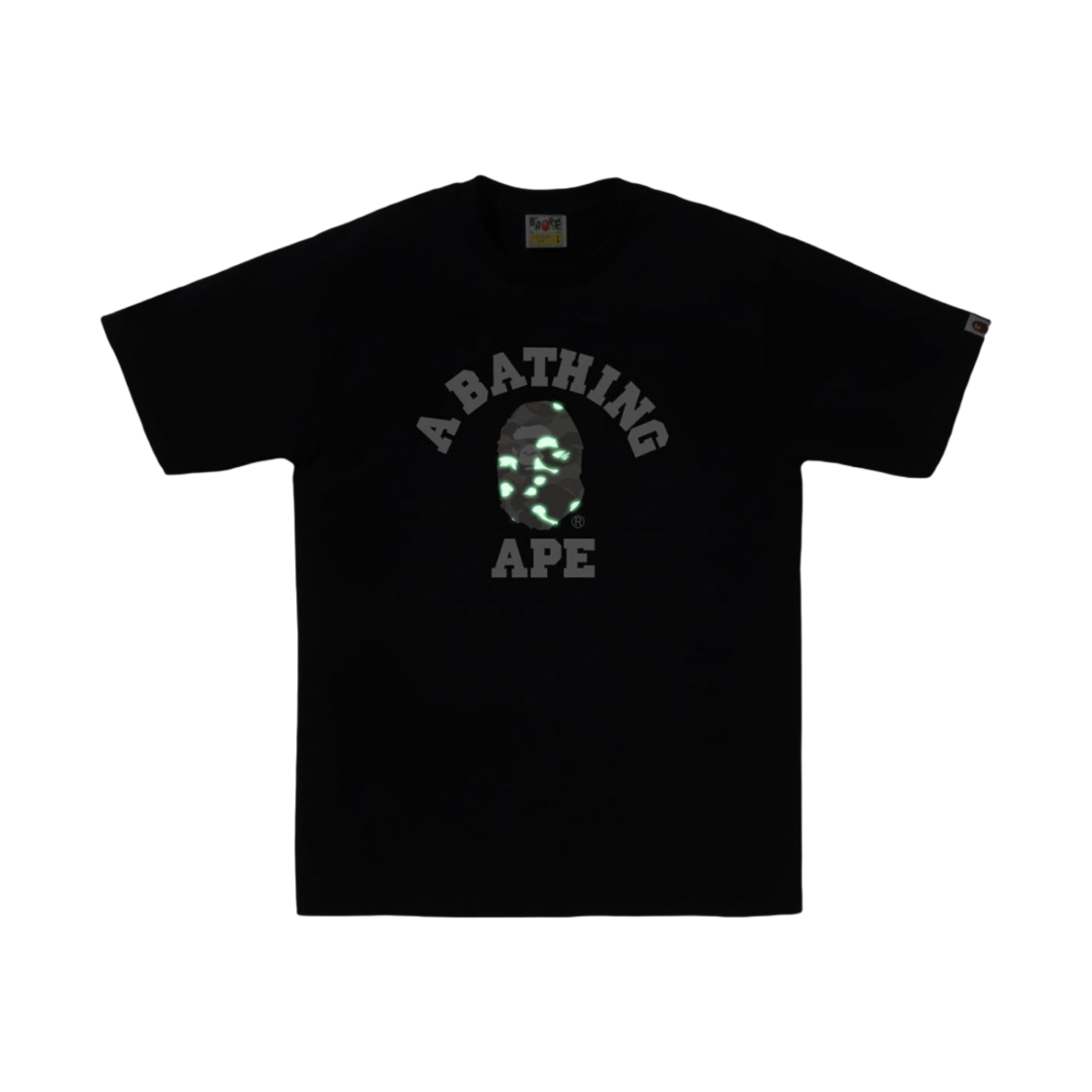 베이프 시티 카모 컬리지 티셔츠 블랙 그레이(BAPE City Camo College T-Shirt Black Grey) - 2