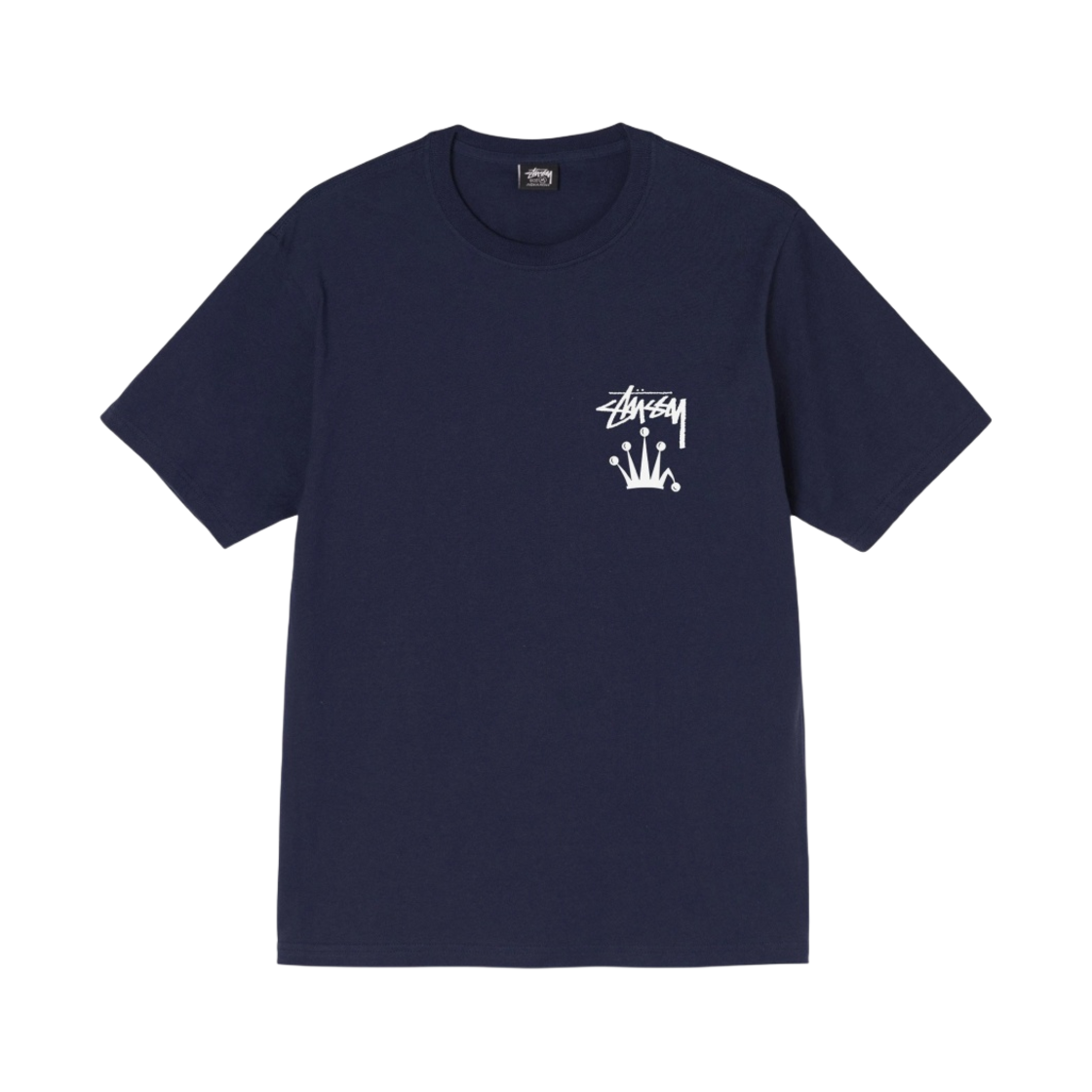 스투시 스탁 크라운 티셔츠 네이비(Stussy Stock Crown T-Shirt Navy) - 2