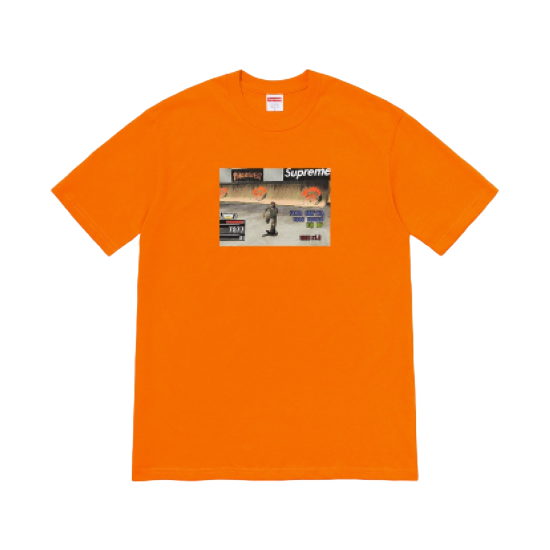 슈프림 x 트레셔 게임 티셔츠 오렌지 - 21FW