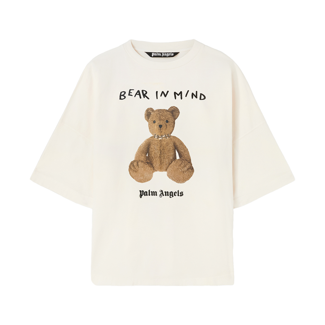 팜엔젤스 베어 인 마인드 오버 티셔츠 오프화이트(PALM ANGELS Bear In Mind Over T-Shirt Off White)
