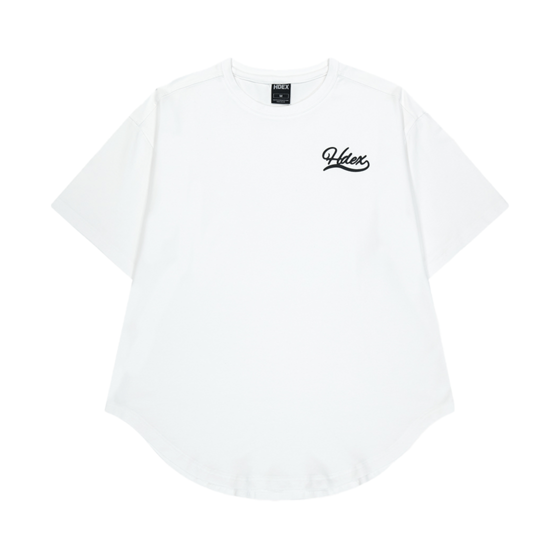 에이치덱스 우먼스 레터링 모달 커버업 숏 슬리브 화이트