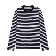 Maison Kitsune Tricolor Fox Patch Classic Marin T-Shirt Navy