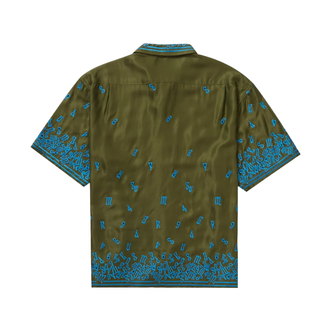 슈프림 누보 자수 숏슬리브 셔츠 올리브 - 23SS(Supreme Nouveau Embroidered S/S Shirt Olive - 23SS) - 2