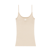 (W) Courreges Knitted Tank Top Reedition Sand